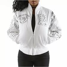 Pelle Pelle White Patches Varsity Jacket view 2