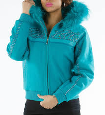 Pelle Pelle Rebel Blue Studded Jacket