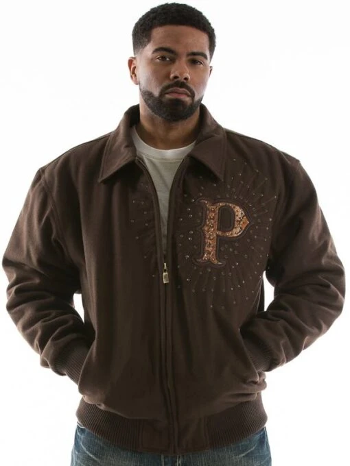 Pelle Pelle Dragon Brown MB Wool Jacket