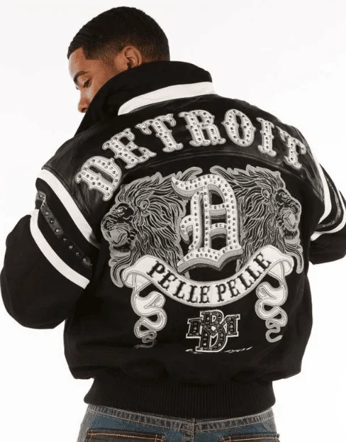 Pelle Pelle Men Black Detroit Wool Jacket view 2