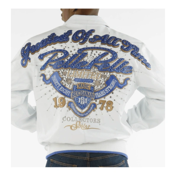 Pelle Pelle MB White Studs Leather Jacket | G.O.A.T view 2