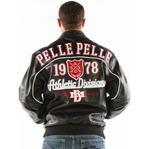 PELLE PELLE WORLD WIDE BLACK LEATHER JACKET view 2