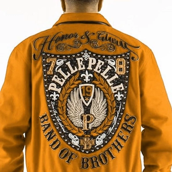 PELLE PELLE HONOR AND GLOW MUSTARD WOOL JACKET view 2