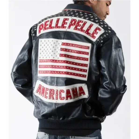 PELLE PELLE AMERICANA BLACK JACKET QUALITY view 2