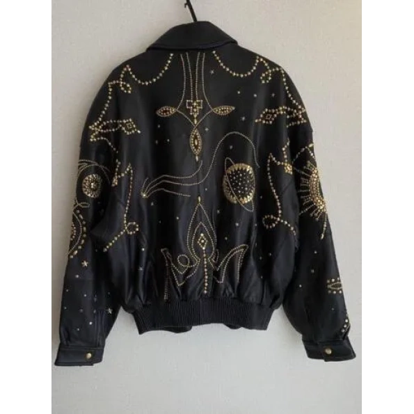 PELLE PELLE STUDS BLOUSON LEATHER JACKET view 2