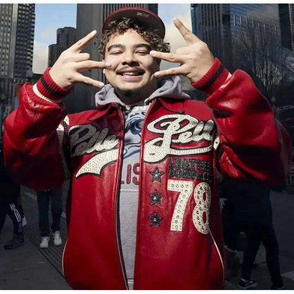 PELLE PELLE RED LEATHER JACKET 3 STAR