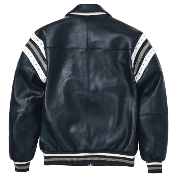 PELLE PELLE 78 NAVY LEATHER JACKET view 2