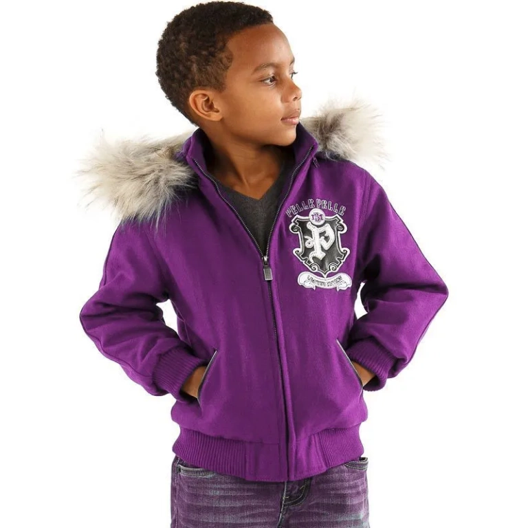 LIMITED EDITION PURPLE PELLE PELLE JACKET