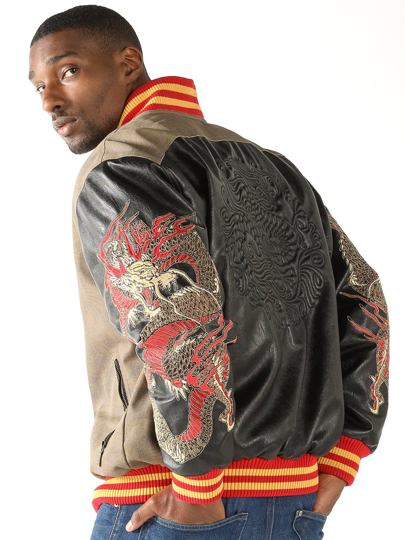 Pelle Pelle Dragon Heart Varsity Jacket view 2