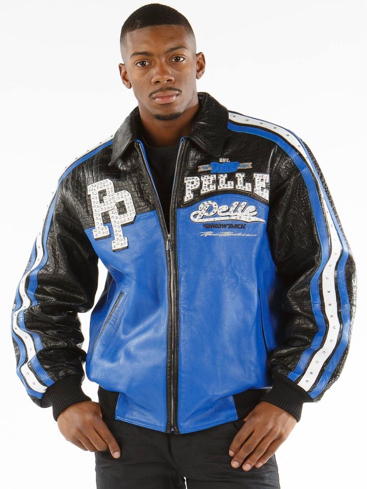 Pelle Pelle Blue Leather Jacket
