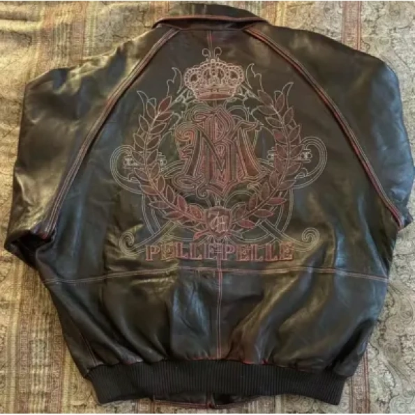 PELLE PELLE MB BLACK LEATHER JACKET view 2