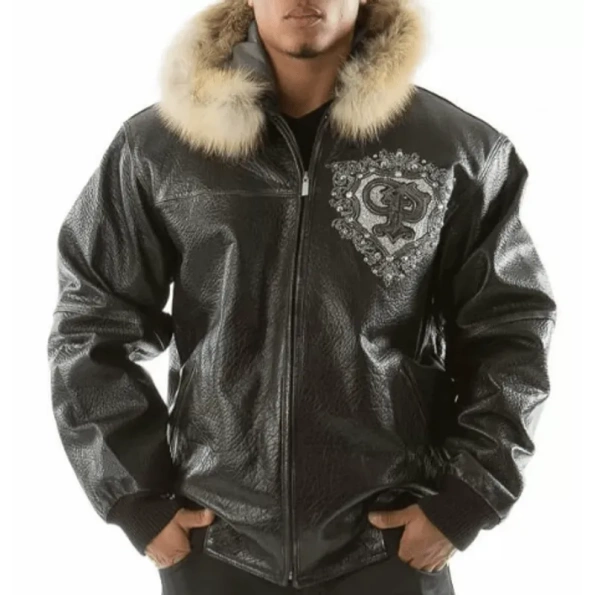 PELLE PELLE BLACK LEATHER JACKET IMPRESSIVE