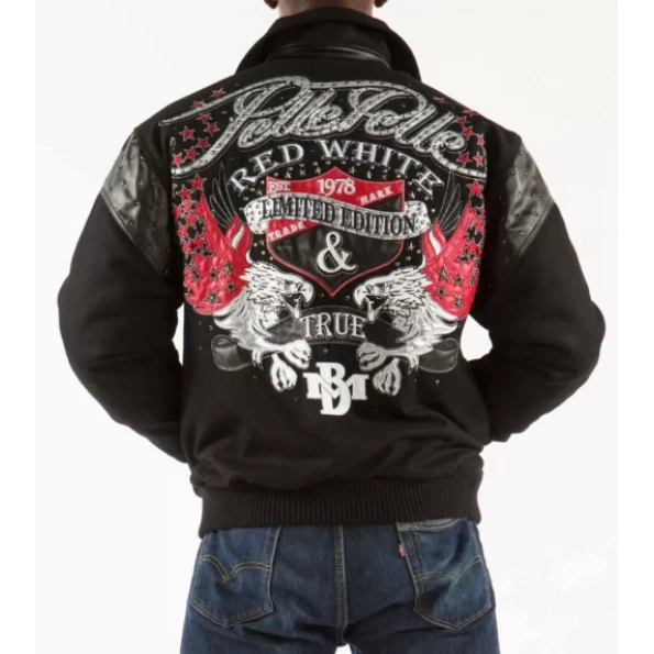 PELLE PELLE TRUE BLACK WOOL JACKET view 2