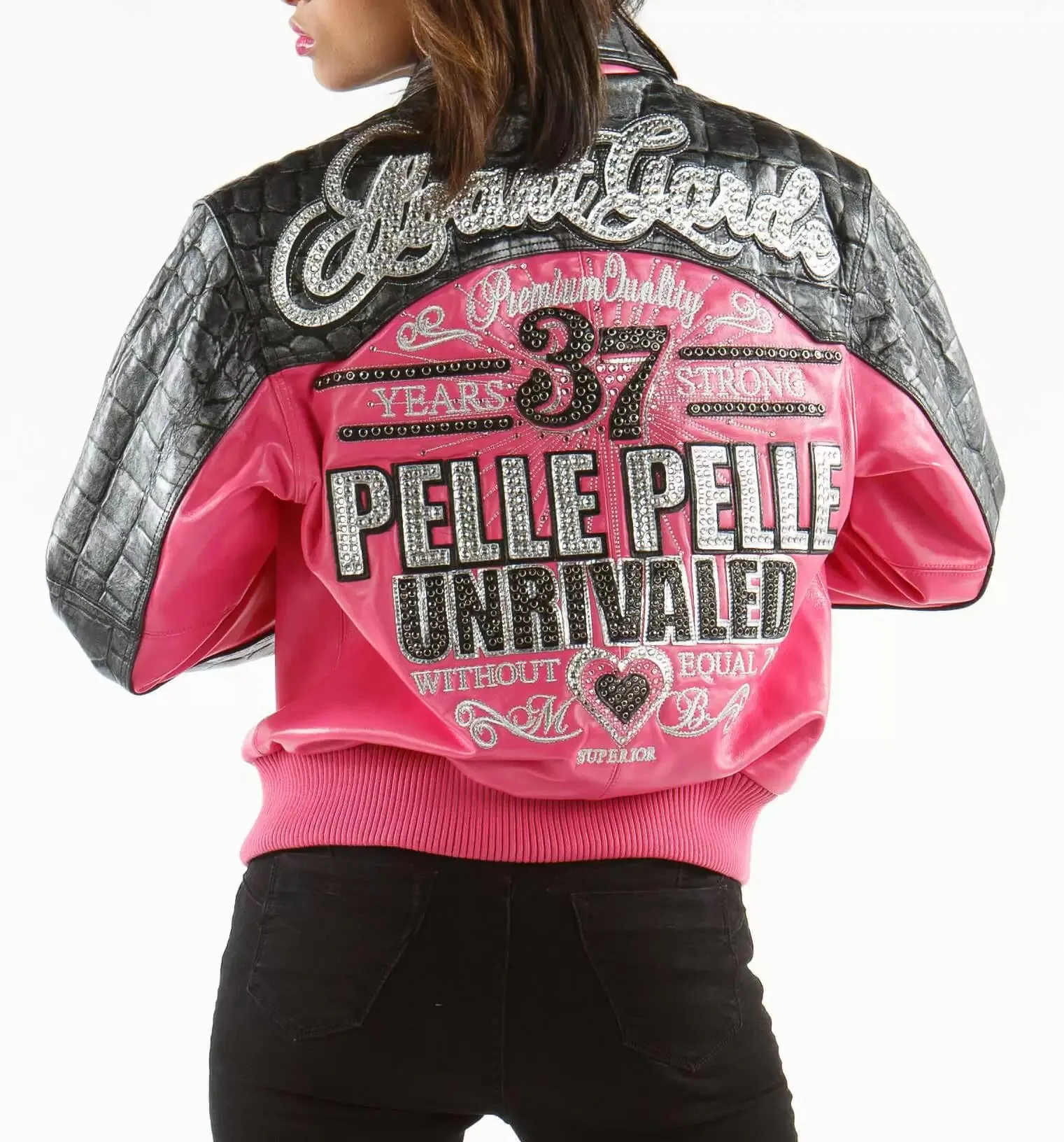 Pelle Pelle Pink Unrivaled Leather Jacket view 2