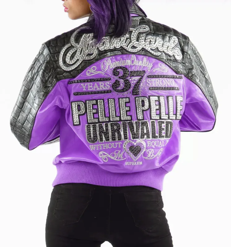 Pelle Pelle Purple Unrivaled MB Leather Jacket view 2