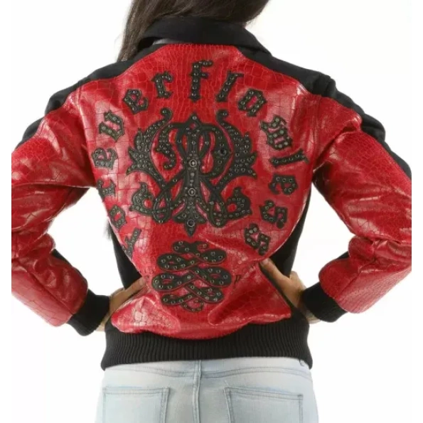 PELLE PELLE FOREVER RED & BLACK JACKET view 2