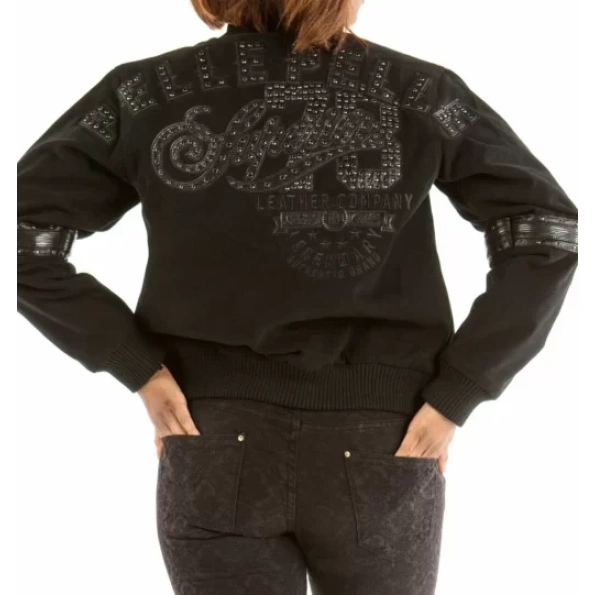 LEGENDARY BLACK PELLE PELLE WOOL JACKET view 2