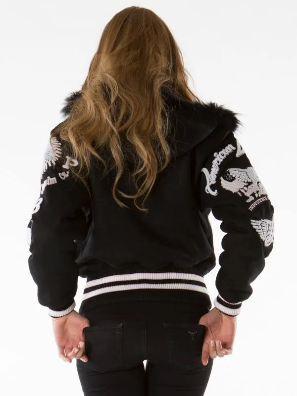 Pelle Pelle Black 1978 Wool Varsity Jacket | American Legend view 2