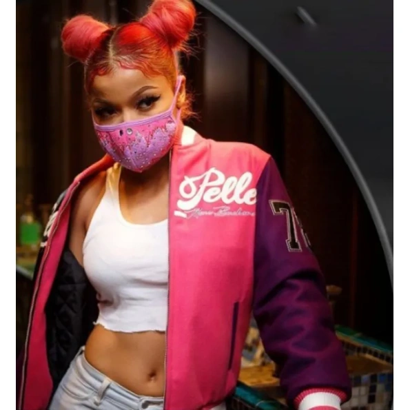 Pelle Pelle Women Vintage Varsity Jacket | Wool Jacket view 3