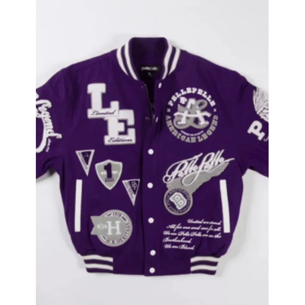 PELLE PELLE LIMITED EDITION PURPLE WOOL JACKET