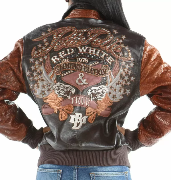 Black Brown Pelle Pelle | Red White & True Leather Jacket view 2