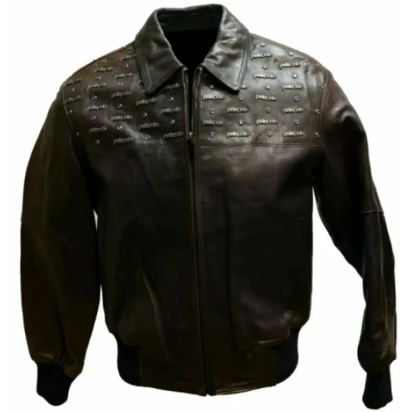 Pelle Pelle Black Studded Emblem Jacket view 2