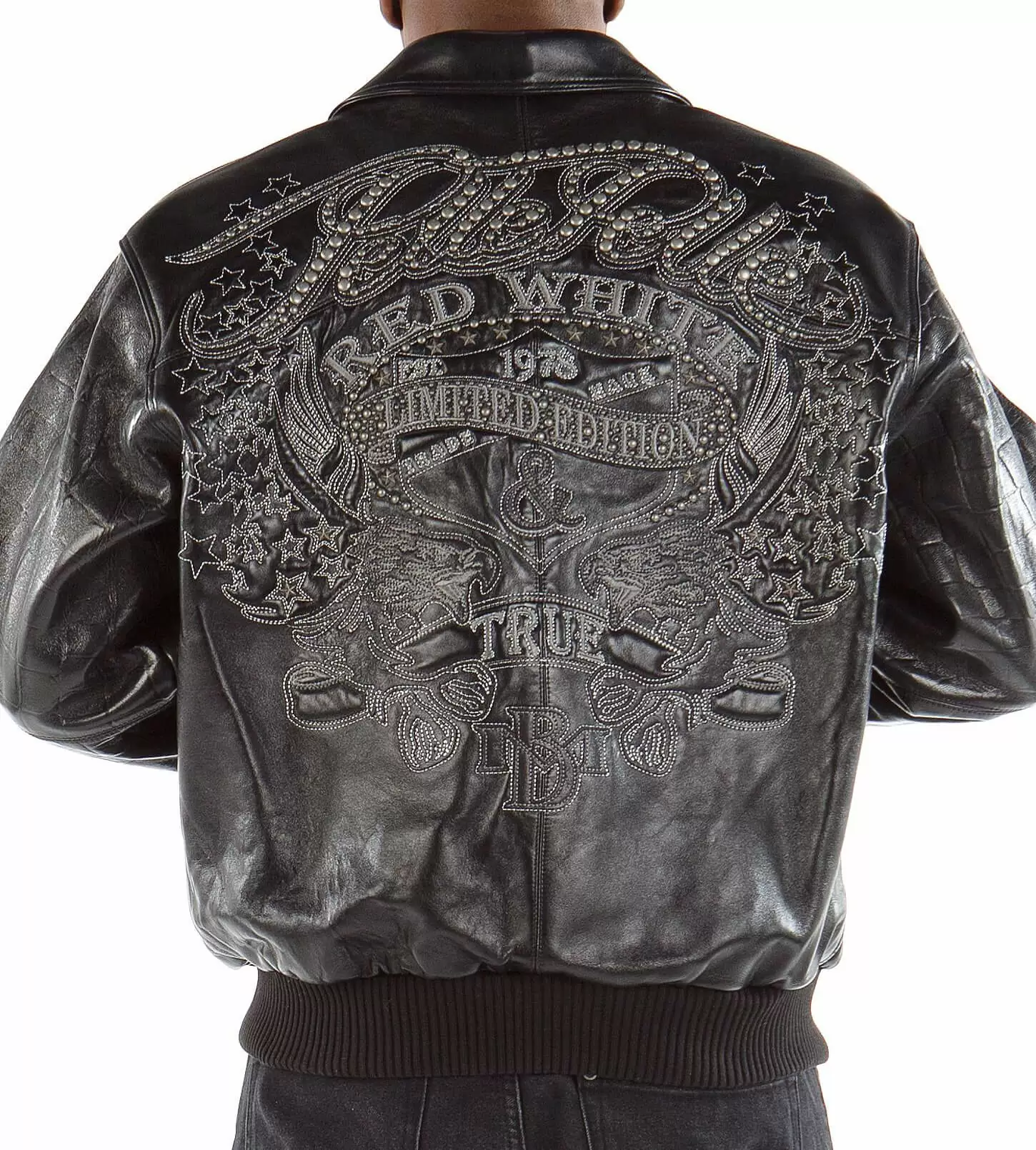 Black Pelle Pelle Red White | & True Leather Jacket