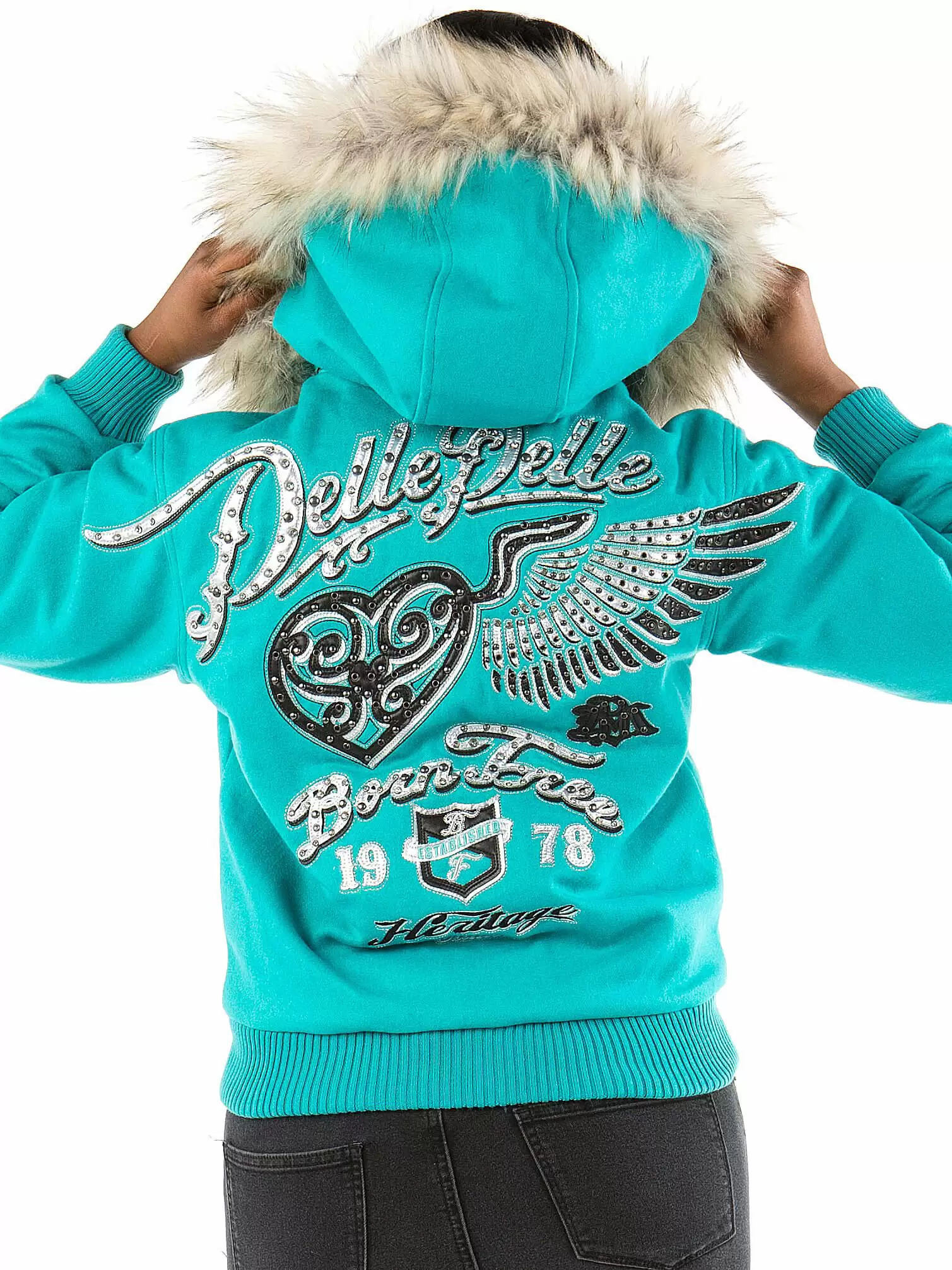 Bold Blue Pelle Pelle Flying Jacket