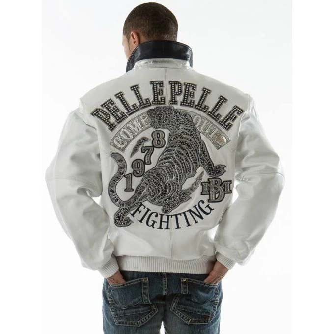 Pelle Pelle White Tiger MB Leather Jacket | Men Jacket view 3