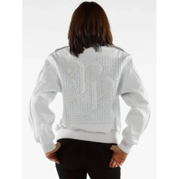 PELLE PELLE BOMBER MB WHITE LEATHER JACKET view 2