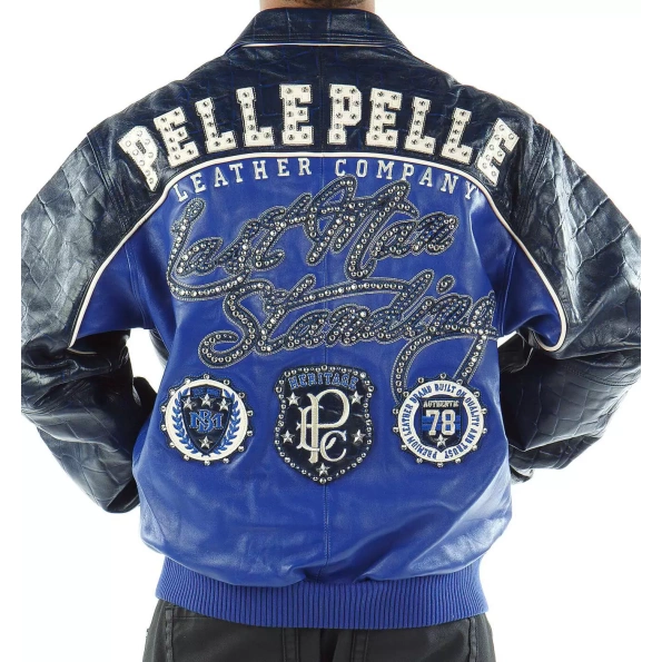 PELLE PELLE MEN'S IMPRESSIVE BLUE JACKET view 2