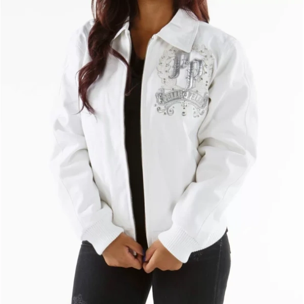Live Like A Queen Pelle Pelle White Jacket view 2