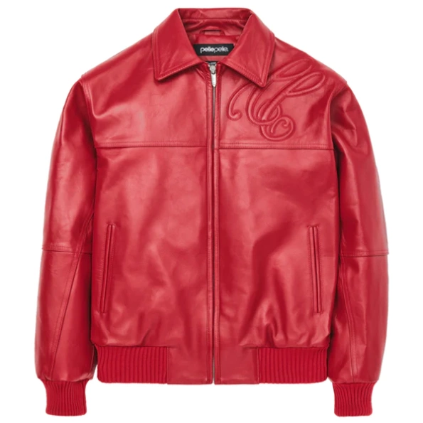 PELLE PELLE RED PLUSH JACKET BEAUTIFUL