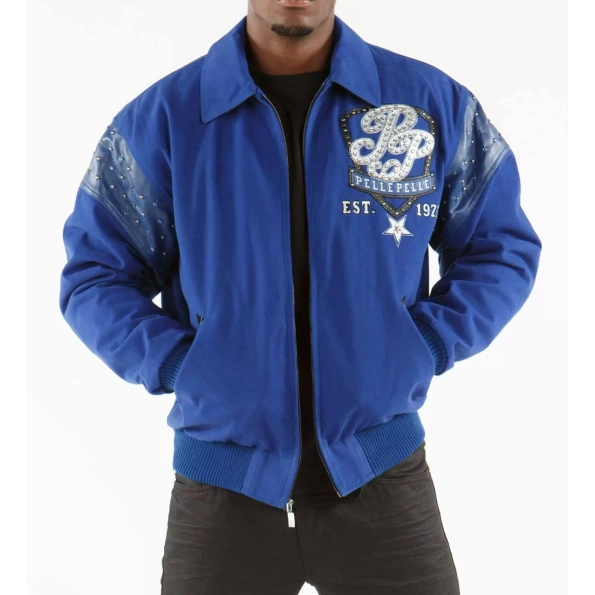 Pelle Pelle Thrones King Blue Jacket view 2