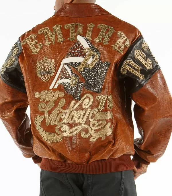 Bold Pelle Pelle Brown Empire Victory Jacket