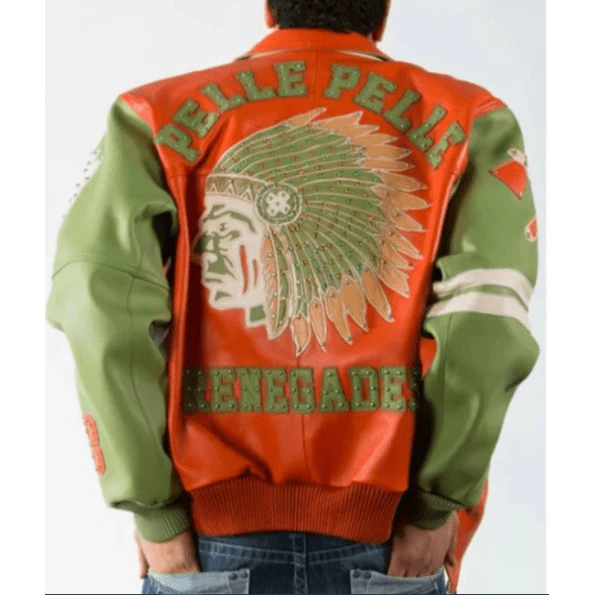 PELLE PELLE RENEGADES ORANGE LEATHER JACKET view 3