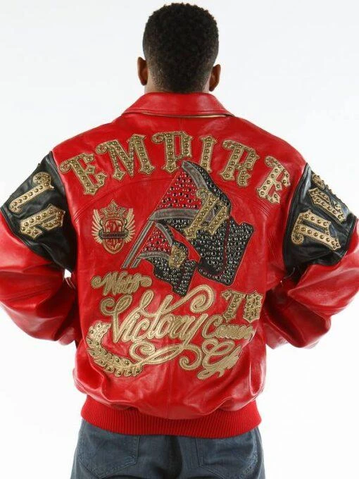 Pelle Pelle Empire MB Red Leather Jacket | Men Jacket view 2