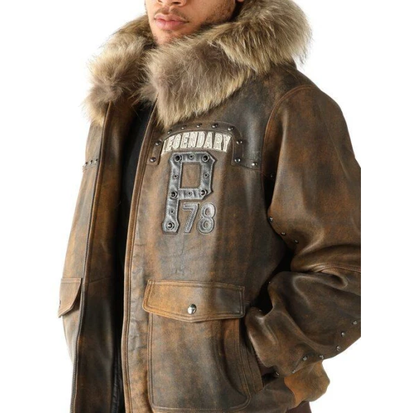 PELLE PELLE LEGENDARY BROWN LEATHER JACKET