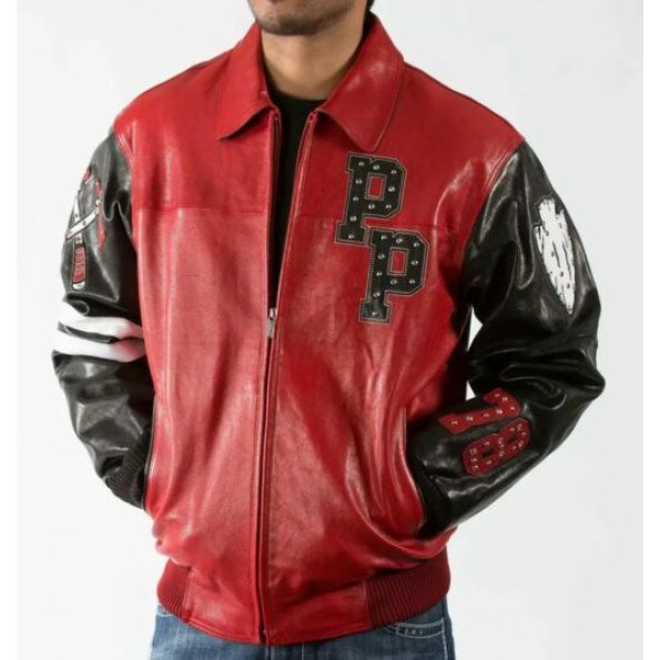 Pelle Pelle Red Chief Keef Leather Jacket view 3