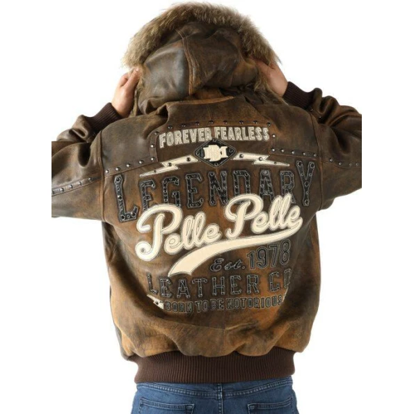 PELLE PELLE LEGENDARY BROWN LEATHER JACKET view 2
