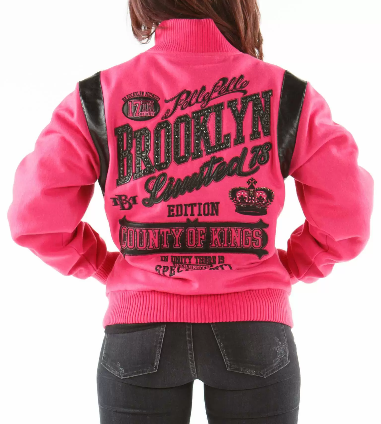 Exclusive Pelle Pelle Pink Brooklyn Special Cut Jacket