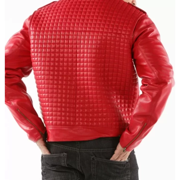 Best Pelle Pelle Houndstooth Biker Jacket view 2