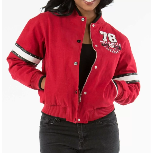 Pelle Pelle Red Superior Wool Jacket view 2