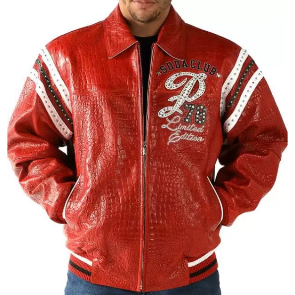 Bold Pelle Pelle Red Soda Club Studded Jacket view 2