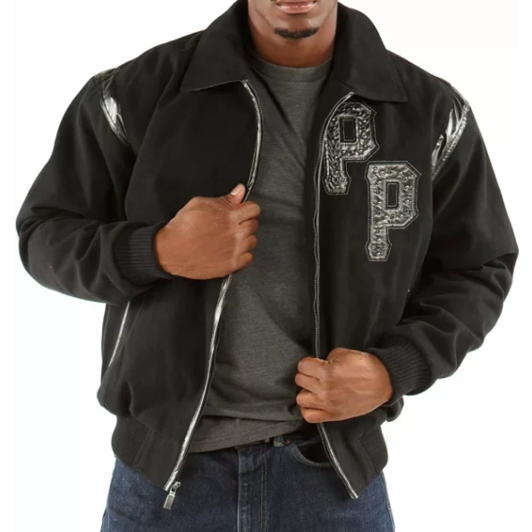 Pelle Pelle Street Black King Wool Jacket view 2