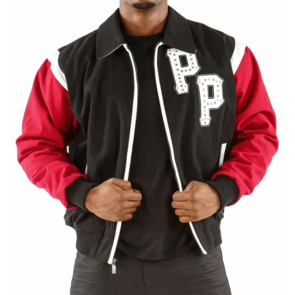 Pelle Pelle Street Red Black King Wool Jacket view 2