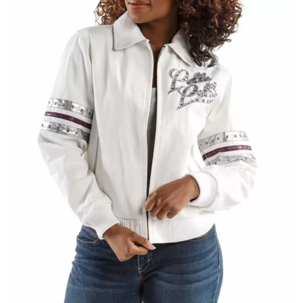 Pelle Pelle The Original White Purple Jacket view 2