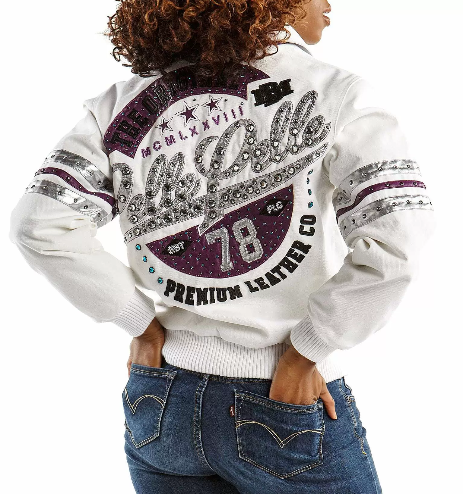 Exclusive Pelle Pelle White Jacket