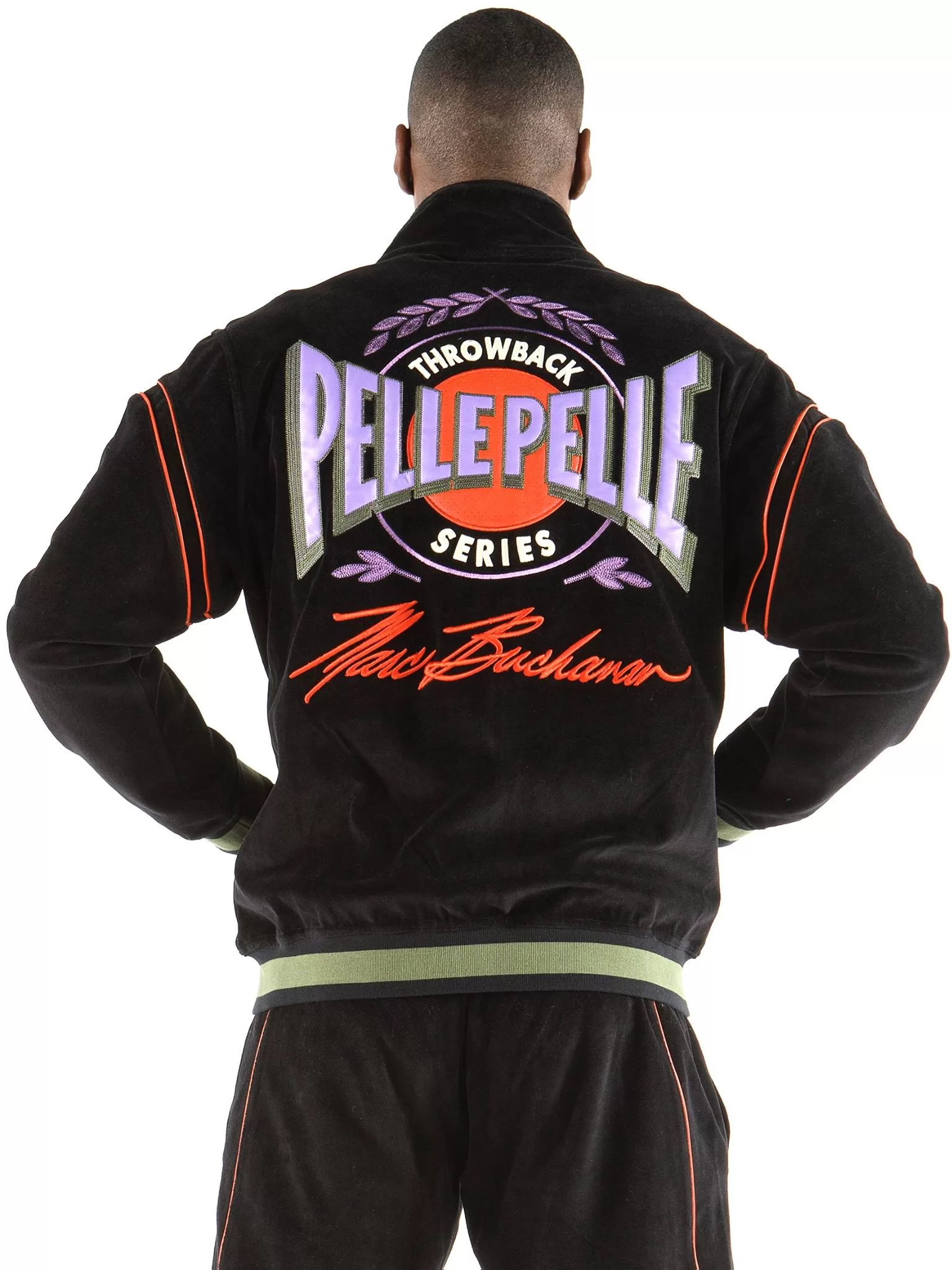 Pelle Pelle Black Throwback Series Wool Tracksuit view 2
