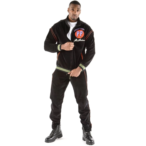 Exclusive Pelle Pelle Throwback Black Warmup Set view 2